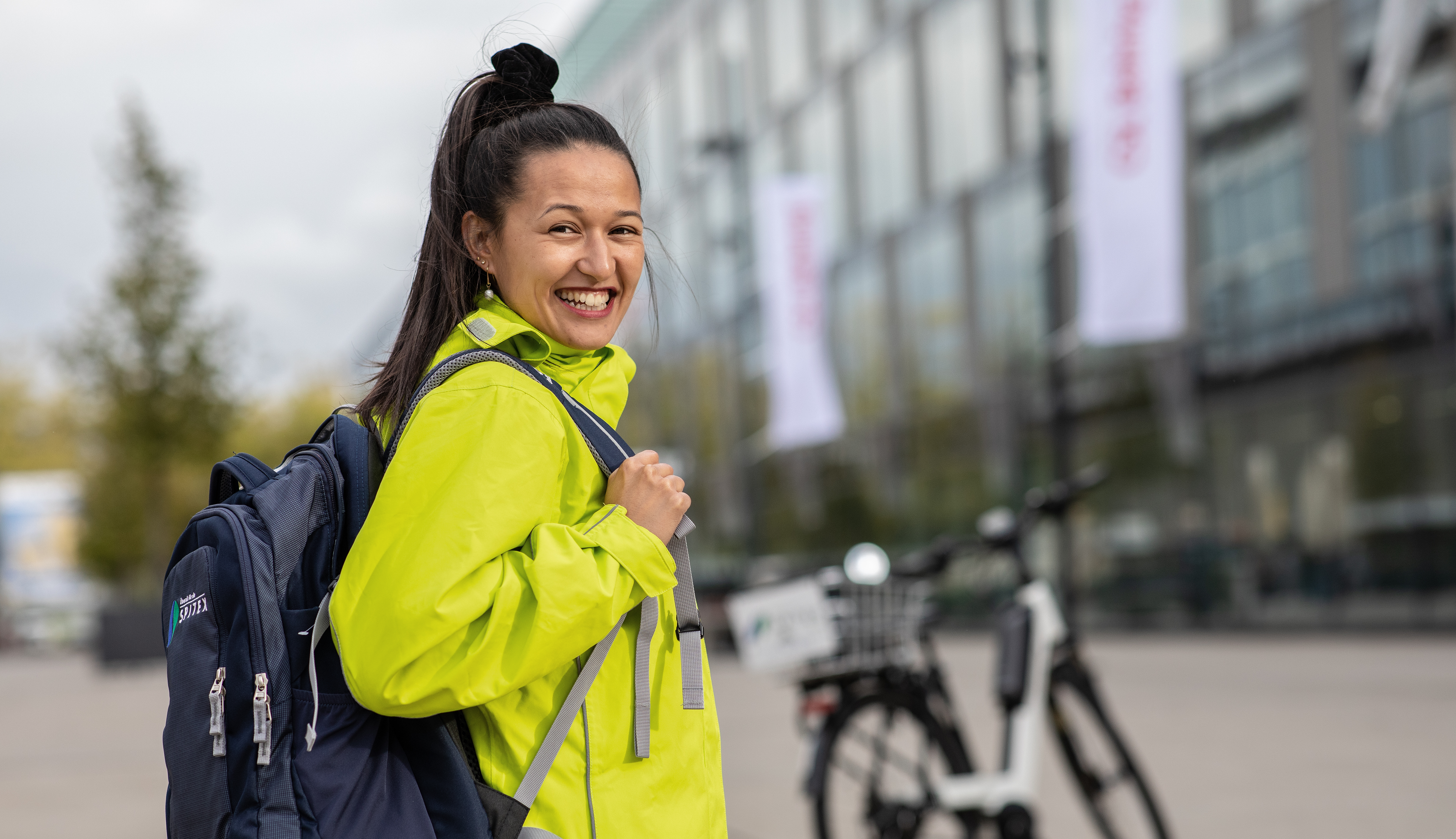 Michelle unterwegs im Wankdorf